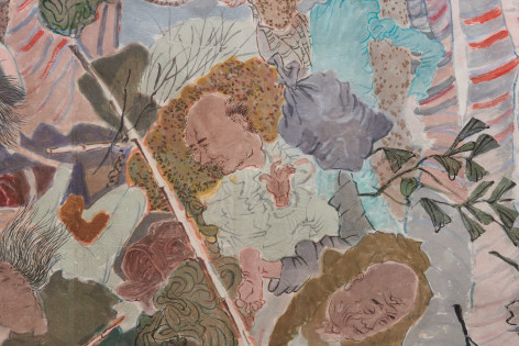 YUN-FEI JI Wind from the North, 2018 (detail)