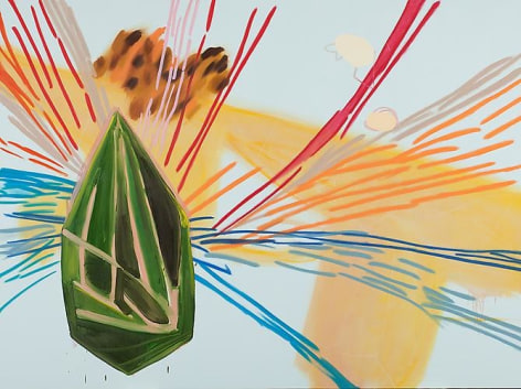 JENNIFER LEFORT | RELATIVE STRUCTURE | ACRYLIC AND OIL ON CANVAS | 72 X 96 INCHES | 2013