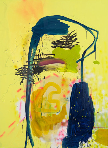JENNIFER LEFORT | BUILDING ON IDEAS (INLAYERS) | OIL AND AEROSOL PAINT&nbsp;| 88 X 66&nbsp;INCHES | 2016