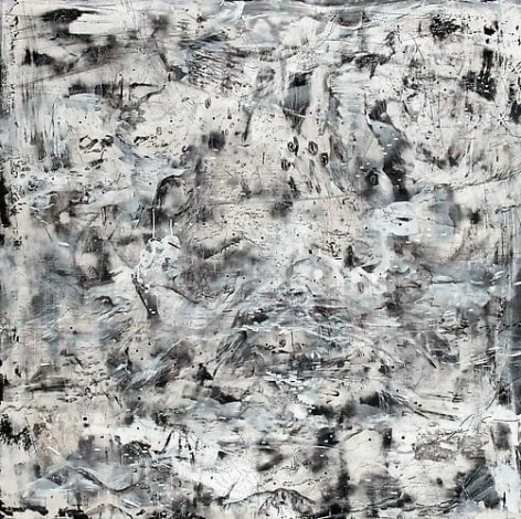 AMY SCHISSEL | EARTH SYSTEMS RELEASE 2 | ACRYLIC, PLASTER, INK, GRAPHITE, PAPER ON WOOD | 60 X 60 INCHES | 2012