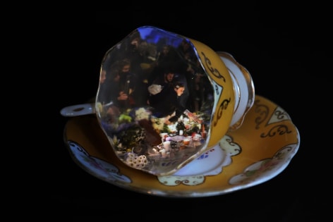 CHERYL PAGUREK | YELLOW TEA CUP / PARIS | DIGITAL PRINT ON PHOTO PAPER | 17 X 25.5 INCHES | 2016