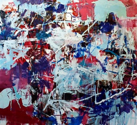 ANDREW SMITH | HOLDING PATTERN | OIL AND ACRYLIC ON CANVAS | 66 X 72 INCHES | 2012