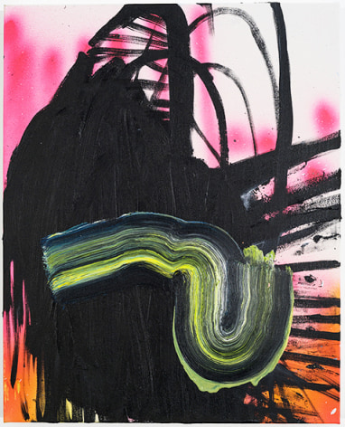 JENNIFER LEFORT | UNTITLED (TUNNEL STRUCTURE)&nbsp;| OIL AND&nbsp;AEROSOL PAINT&nbsp;| 20&nbsp;X 16&nbsp;INCHES | 2016