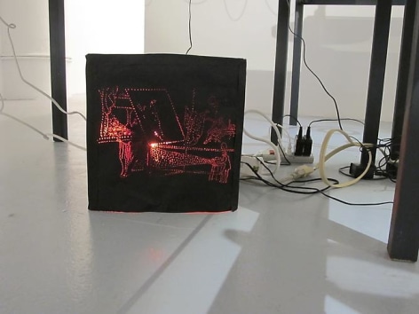 Ofri Cnaani, Pepper&#039;s Ghost Black Box Machine, 2012