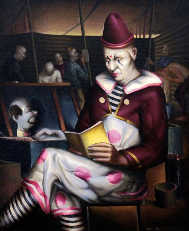 Paul Sample, Clown Reading