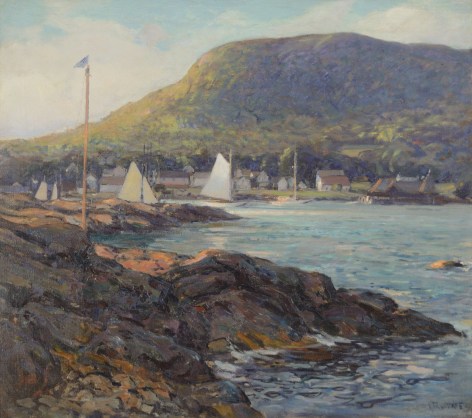Wilson Irvine, Harbor at Camden Maine