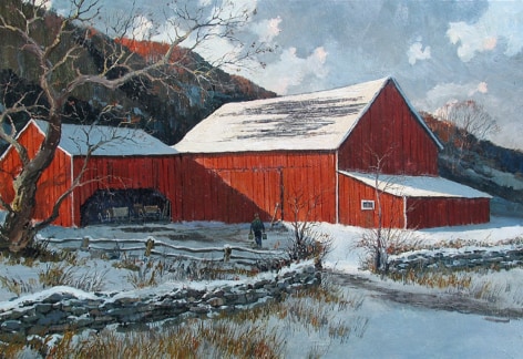 Eric Sloane, Barn in Winter