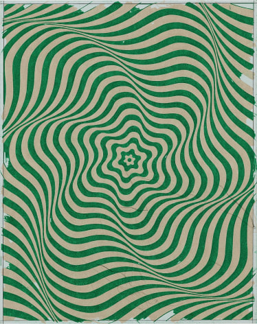 Andrew Brischler BREATHE IN, BREATHE OUT (Grass Green/Seashell Pink), 2020