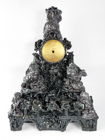 Anthony Sonnenberg Clock with Owl, 2020