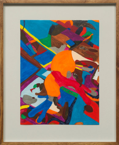 Candida Alvarez Palimpsest #5, 2019