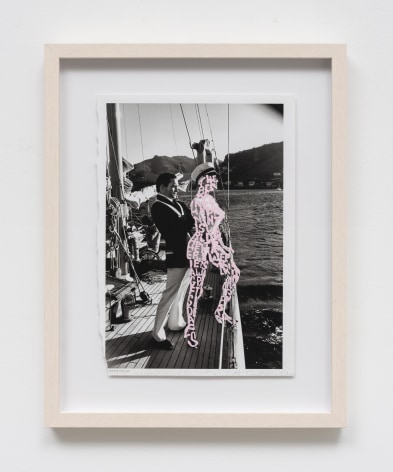 Betty Tompkins, Women words (Helmut Newton #16), 2019