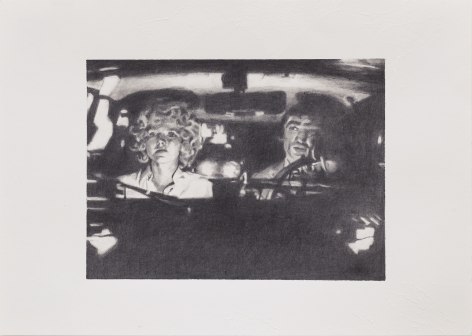 Drive (HS & GJ), 2019, Graphite on paper