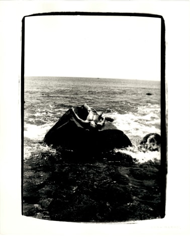 Andy Warhol, Jon Gould Splayed on Rock in Montauk, 1982, 1982