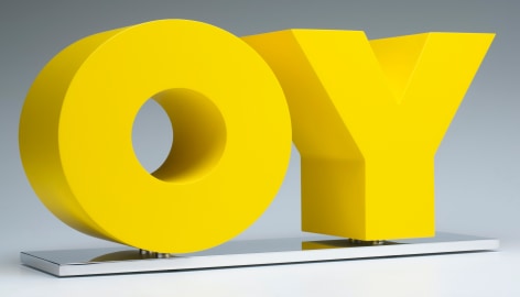 Deborah Kass, OY/YO (Yellow), 2011
