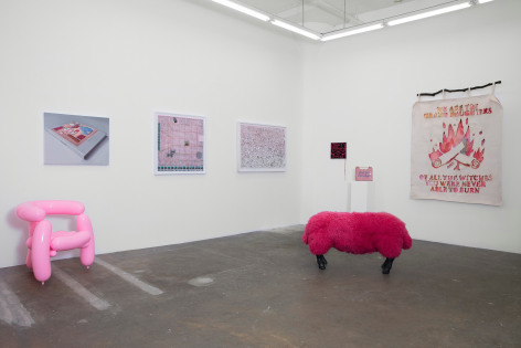 Installation view, Think Pinker, 2023