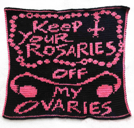 Lisa Anne Auerbach, Keep Your Rosaries Off My Ovaries, 2020