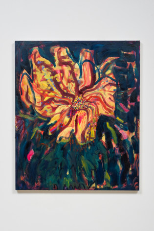 Untitled Flower, 2015, Oil on canvas