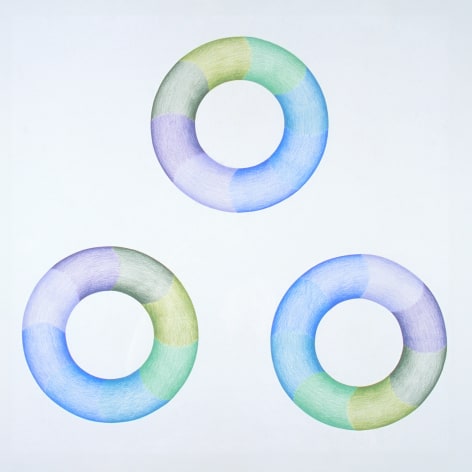 Judy Chicago Donut Drawing #8, 1968