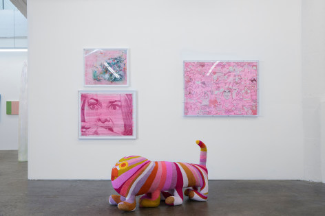 Installation view, Think Pinker, 2023