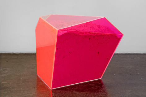 Rachel Lachowicz, Particle Dispersion- Hex Triplet Pink, 2013