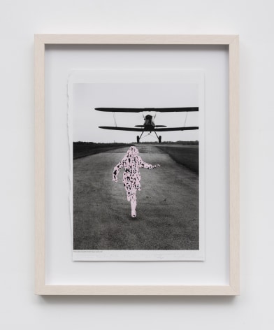 Betty Tompkins Women words (Helmut Newton #13), 2019