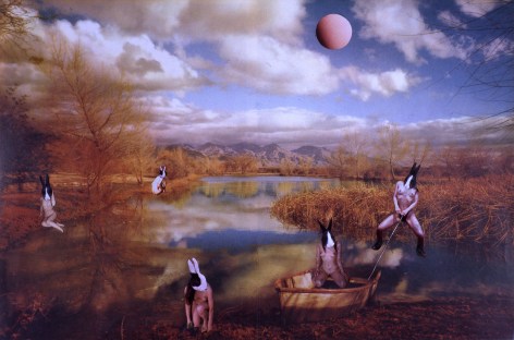 Marnie Weber Bunnies at the Pond Working, 1997