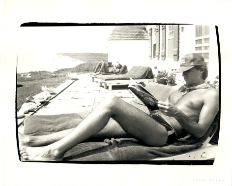 Andy Warhol, Jon Gould Sunbathing in Montauk, 1981, 1981