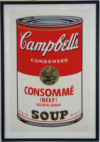 Andy Warhol Beef consomm&eacute;, from Campbell's Soup Screenprint 1968
