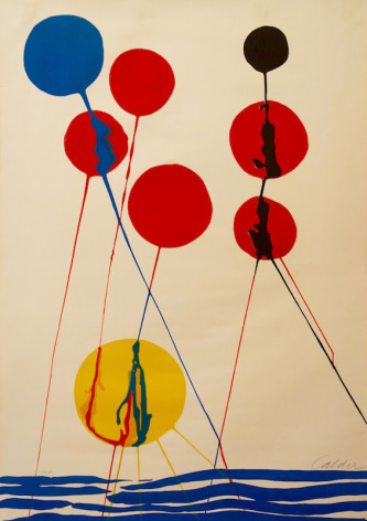 Alexander Calder Balloons Lithograph Signed