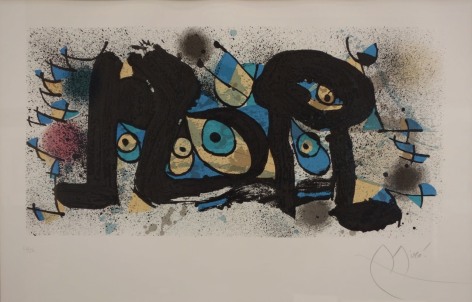 Joan Miro Sculpture Lithograph 1974