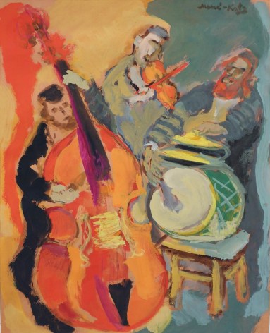 Mane-Katz Orchestra Gouache on Paper
