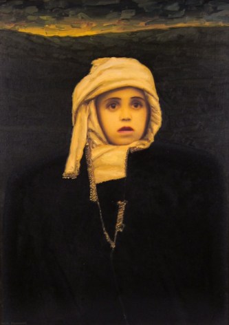 Meir Pichhadze Portrait Oil on Canvas