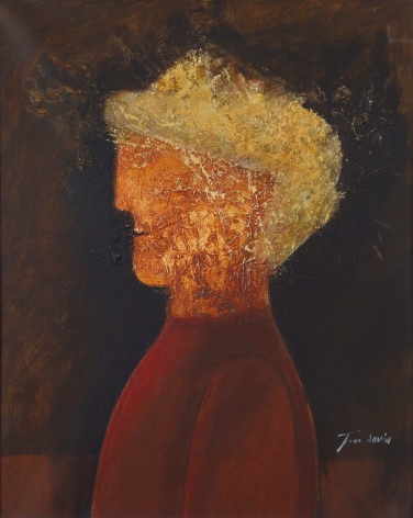 Jean David Portrait Oil on Canvas