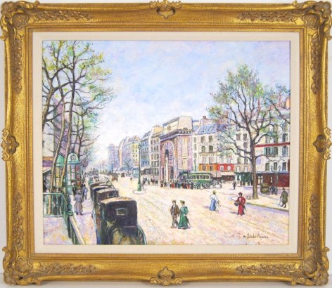 Hugues Claude Pissarro Saint Martin Oil on canvas Signed