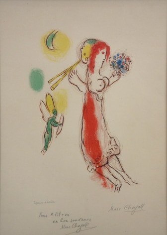 Marc Chagall Daphnis and Chloe 1959 Lithograph