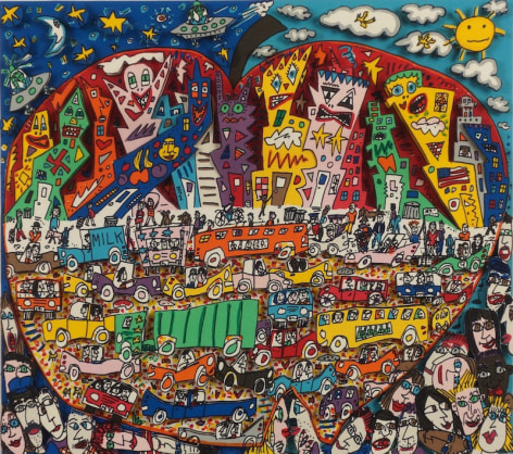 James Rizzi Welcome to the Big Apple 1990 3D Construction