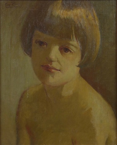 Eugene Eugeniusz Zak Portrait of the Artist's Son Oil on Canvas