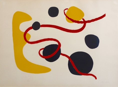 Alexander Calder Composition Lithograph Signed