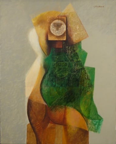 Jean David Israeli Artist Oil on Canvas Portrait