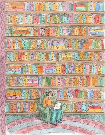 Roz Chast, Library Cover, published Oct. 18, 2010