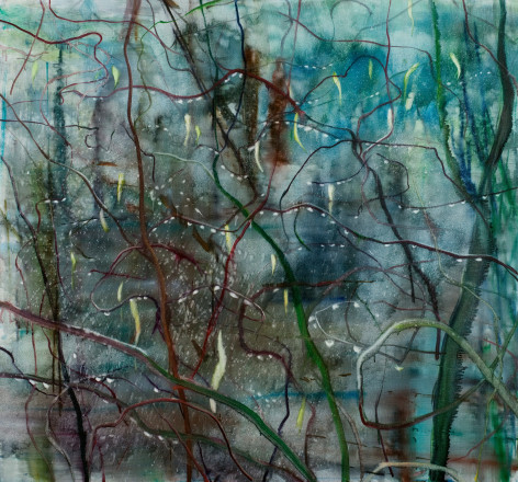 Weide, 2012, oil on canvas, 55 x 59 inches