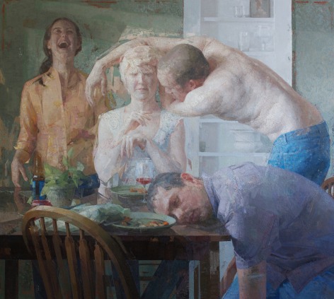 Zoey Frank, Dinner Party, 2017
