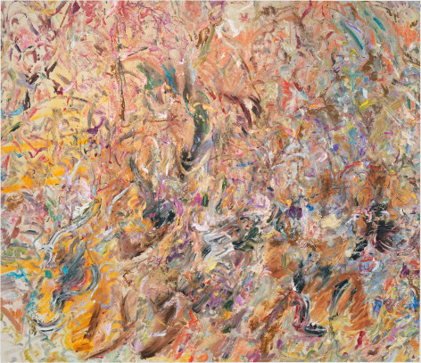Larry Poons, Paving the Water with Glory, 2014