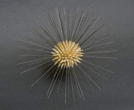 Nest, 2011 wax, steel pins