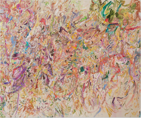 Larry Poons, Outta-Here, 2015