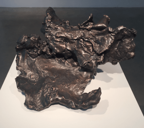 Spent Bullet [Bronze], 2015-16, resin, bronze, 26.25 x 26.75 x 13.25 in.