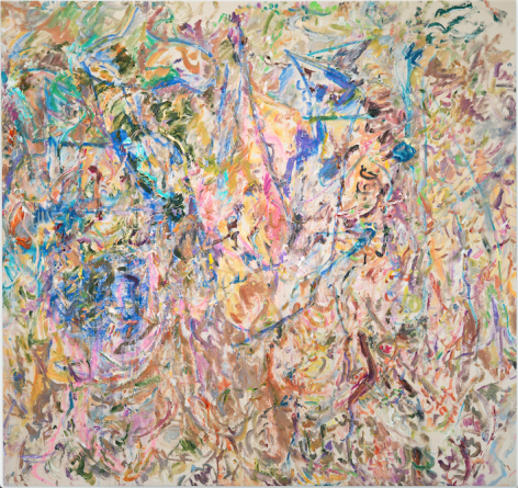 Larry Poons, Outta-Here, 2015