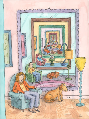 Roz Chast, Infinity Mirror Cover, published Mar. 4, 2013
