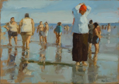 Richard Segalman, Red Bandana I, 2010, oil on canvas, 15 x 21 inches