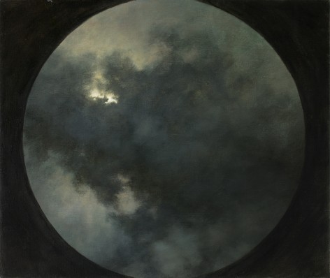 circular clouds sky sun